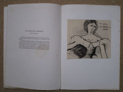 Dessins de Baudelaire.. BAUDELAIRE Charles