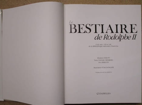 BESTIAIRE de Rodolphe II.. HAUPT Herbert / VIGNAY-WILBERT Thea / IRBLICH Eva