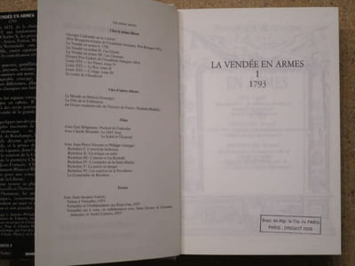 La Vendée en armes : 1793 - les géants - les Chouans (3 volumes).