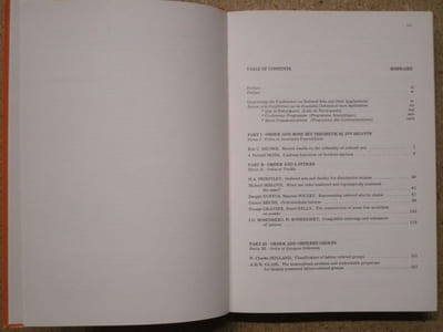 ORDERS : DESCRIPTIONS and ROLES in set theory, lattices, ordered groups, topology, theory of models and relations, combinatorics, effectiveness, social sciences / ORDRES :  DESCRIPTIONS et RÔLES en théorie des ensembles, des treillis, des groupes ordonnées, en typologie, théorie des modèles et des relations, combinatoires, effectivité, sciences sociales.