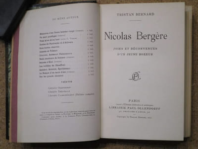 Nicolas Bergère : joies et déconvenues d'un jeune boxeur.