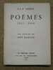 Poèmes, 1923-1958.. MESENS E.L.T. / MAGRITTE (illustrations)