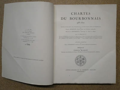 Chartes du Bourbonnais, 918-1522.