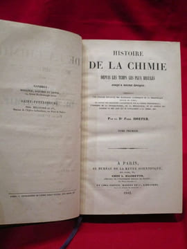 Histoire de la Chimie depuis les temps les plus reculés jusqu'à notre époque; comprenant Une analyse détaillée des manuscrits alchimiques de la ...