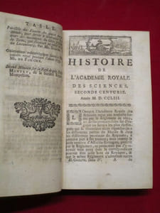 Histoire de l'Académie Royale des Sciences. Année M.D.CCLIII (1753). Nouvelle Centurie. Tome quatrième.