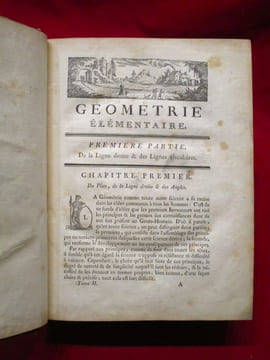Développement nouveau de la partie élémentaire des mathématiques prise dans toute son étendue. (2 volumes). BERTRAND Louis