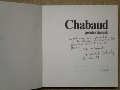CHABAUD, peintre du midi.
