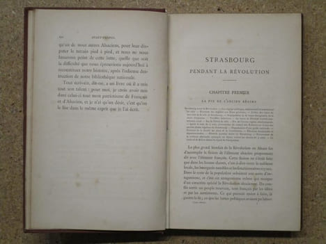 STRASBOURG pendant la Révolution : l'Alsace Française.. SEIGUERLET E.