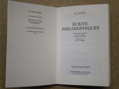 Ecrits philosophiques.