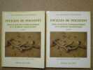 FOUILLES DE PINCEVENT : essais d'analyse ethnographique d'un habitat magdalénien (la section 36) (texte et plans, 2 volumes).. LEROI-GOURHAN André / ...