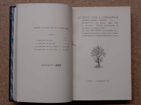 Le Vieux Lyon à l'exposition internationale urbaine de 1914 : description des oeuvres avec notices et documents historiques par Félix Desvernay.. ...
