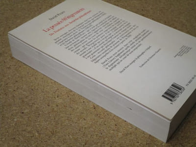 La pensée-Wittgenstein : du Tractatus aux Recherches philosophiques. 