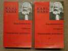 Fondements de la critique de l'économie politique : ébauche de 1857-1858 (2 volumes).. MARX Karl