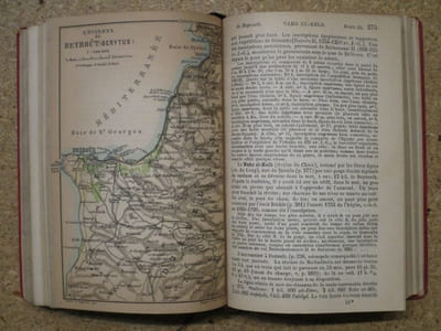 PALESTINE et SYRIE avec les routes principales à travers la Mésopotamie et la Babylonie.