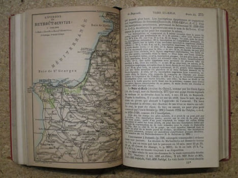 PALESTINE et SYRIE avec les routes principales à travers la Mésopotamie et la Babylonie.. BAEDEKER Karl
