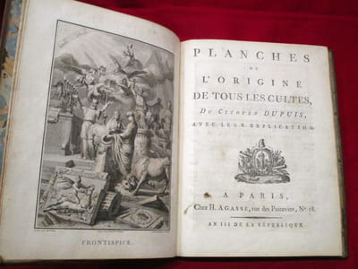 [Atlas] Planches de L'origine de tous les cultes, du citoyen Dupuis, avec leur explication.