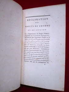 La Constitution Française, décrétée par l'Assemblée Nationale constituante, aux années 1789, 1790 et 1791; Présentée au Roi, le 3 Septembre 1791, et acceptée par sa Majesté, le 14 du même mois.