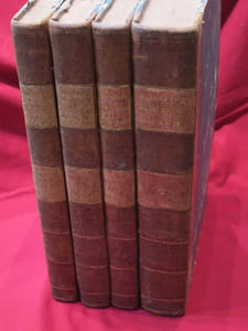 Histoire généalogique de la royale maison de Savoie justifiée par titres, fondations de monastères, manuscrits, anciens monumens, histoires, et autres preuves authentiques par Samuel GUICHENON enrichie de plusieurs portraits, sceaux, monnoies, sépultures, et armoiries. Nouvelle édition avec des supplémens jusqu'à nos jours, suivis d'une dissertation contenant des remarques, et additions pour servir d'éclaircissement à cette histoire. (4 volumes)