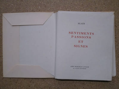 Sentiments, passions et signes.