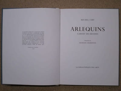 ARLEQUINS, carnets de dessin.