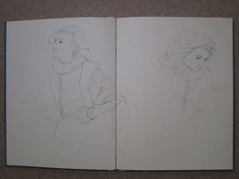 ARLEQUINS, carnets de dessin.. CIRY Michel