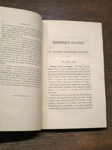 Historique succinct du 35ème (35me) Régiment de Ligne depuis son origine jusqu'au 1er Janvier  1872 suivi de l'historique sommaire du 35me Régiment de Marche pendant la guerre de 1870-1871. Siège de Belfort.