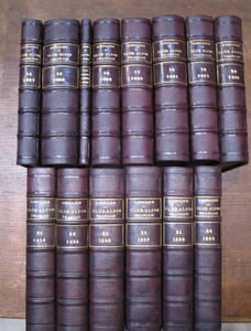 [ Revue. 26 années de 1874 à 1899 et 1 table (27 volumes) ] Annuaire du Club alpin français. Première année, 1874 / Deuxième année, 1875 / Troisième année, 1876 / Quatrième année, 1877 / Cinquième année, 1878 / Sixième année, 1879 / Septième année, 1880 / Huitième année, 1881 / Neuvième année, 1882 / Dixième année, 1883 / Onzième année, 1884 / Douzième année, 1885 / Treizième année, 1886 / Quatorzième année, 1887 / Quinzième année, 1888 / Table des quinze premières années / Seizième année, 1889 / Dix-septième année 1890 / Dix-huitième année, 1891 / Dix-neuvième année,1892 / Vingtième année, 1893 / Vingt-et-unième année, 1894 / Vingt-deuxième année, 1895 / Vingt-troisième année, 1896 / Vingt-quatrième année, 1897 / Vingt-cinquième année, 1898 / Vingt-sixième année, 1899. 