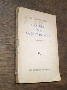 Oratorio pour la nuit de Noël. Illustré de seize portraits de l'auteur par Pablo Picasso.