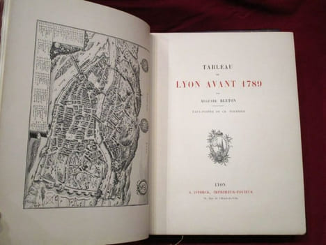 Tableau de Lyon avant 1789.. BLETON Auguste, TOURNIER Charles (eaux-fortes)
