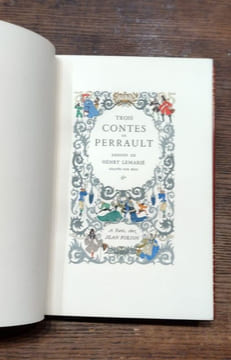 Trois histoires du temps passé. Trois contes de Perrault. La belle au Bois dormant; La Barbe bleue; Cendrillon.. PERRAULT Charles, LEMARIE Henry