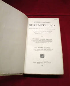 De Re Metallica, translated from the first latin edition of 1556 [...]