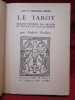 Le Tarot, origine mystique des arcanes et primauté des nombres.. PETIBON Andrée