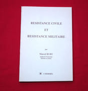 Résistance civile et Résistance militaire. par RUBY Marcel - Image 2