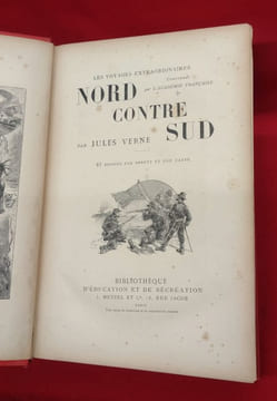 Nord contre Sud. 85 dessins par Benett et une carte.. VERNE Jules