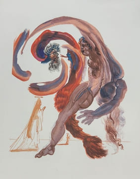 La Divine Comédie : L'Enfer - Le Purgatoire, Le Paradis de Dante Alighieri avec des illustrations de DALI. (6 volumes). . DANTE, Alighieri - DALI, ...