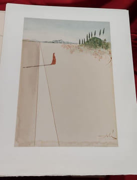 La Divine Comédie : L'Enfer - Le Purgatoire, Le Paradis de Dante Alighieri avec des illustrations de DALI. (6 volumes). . DANTE, Alighieri - DALI, ...