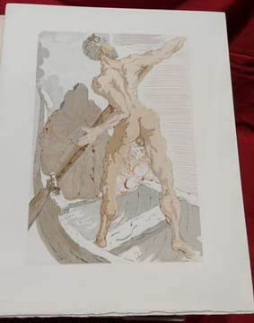 La Divine Comédie : L'Enfer - Le Purgatoire, Le Paradis de Dante Alighieri avec des illustrations de DALI. (6 volumes). . DANTE, Alighieri - DALI, ...