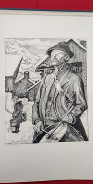 MONTAGNARDS. Huit textes sur les Gens du Haut-Dauphiné par André Allix. Dix portraits en lithographie par Jean Chièze.. ALLIX, André - CHIEZE, Jean.