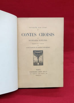 Contes choisis; Nouveaux contes choisis (2 volumes). KIPLING Rudyard