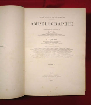 Traité Général de Viticulture, Ampélographie (7 volumes).. VIALA, Pierre - VERMOREL, Victor. (sous la direction de)