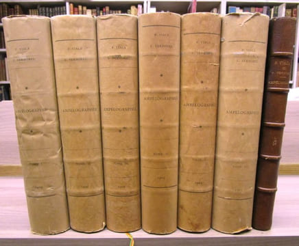 Traité Général de Viticulture, Ampélographie (7 volumes).. VIALA, Pierre - VERMOREL, Victor. (sous la direction de)