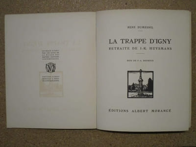LA TRAPPE D'IGNY, retraite de J.-K. Huysmans.