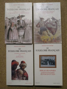 Le folklore français (4 volumes).