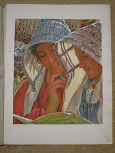 L'estampe moderne : Numéro 22, Février 1899. Publication mensuelle contenant quatre estampes originales inédites en couleurs et en noir des principaux artistes modernes français et étrangers éditée par l'Imprimerie Champenois.