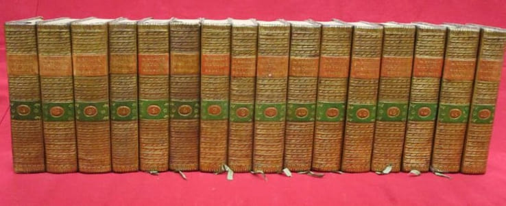 [Ensemble de trois séries historiques, histoire antique] De la maniere d'enseigner et d'étudier les belles-lettres, par rapport à l'esprit & au coeur. / Histoire romaine, depuis la fondation de Rome jusqu'a la bataille d'Actium / Histoire ancienne des Égyptiens, des Carthaginois, des Assyriens, Des babyloniens, Des mèdes et des Perses, des Macédoniens, et des Grecs. (33 volumes)