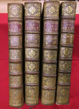 Dictionaire (Dictionnaire) historique et critique par Mr. Pierre BAYLE. Quatrième édition, revue, corrigée, et augmentée. Avec la vie de l'auteur, par ...