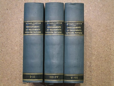 Enseignements et traitements naturistes pratiques : première à sixième série (3 volumes).