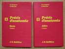 Pr&eacute;cis d'anatomie : texte et atlas (4 volumes). GREGOIRE R. / OBERLIN S.