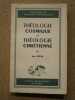 Th&eacute;ologie cosmique et th&eacute;ologie chr&eacute;tienne.. PEPIN Jean