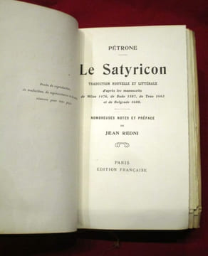 Le Satyricon.. PETRONE, GUIGNEBAULT Paul (illustrations)